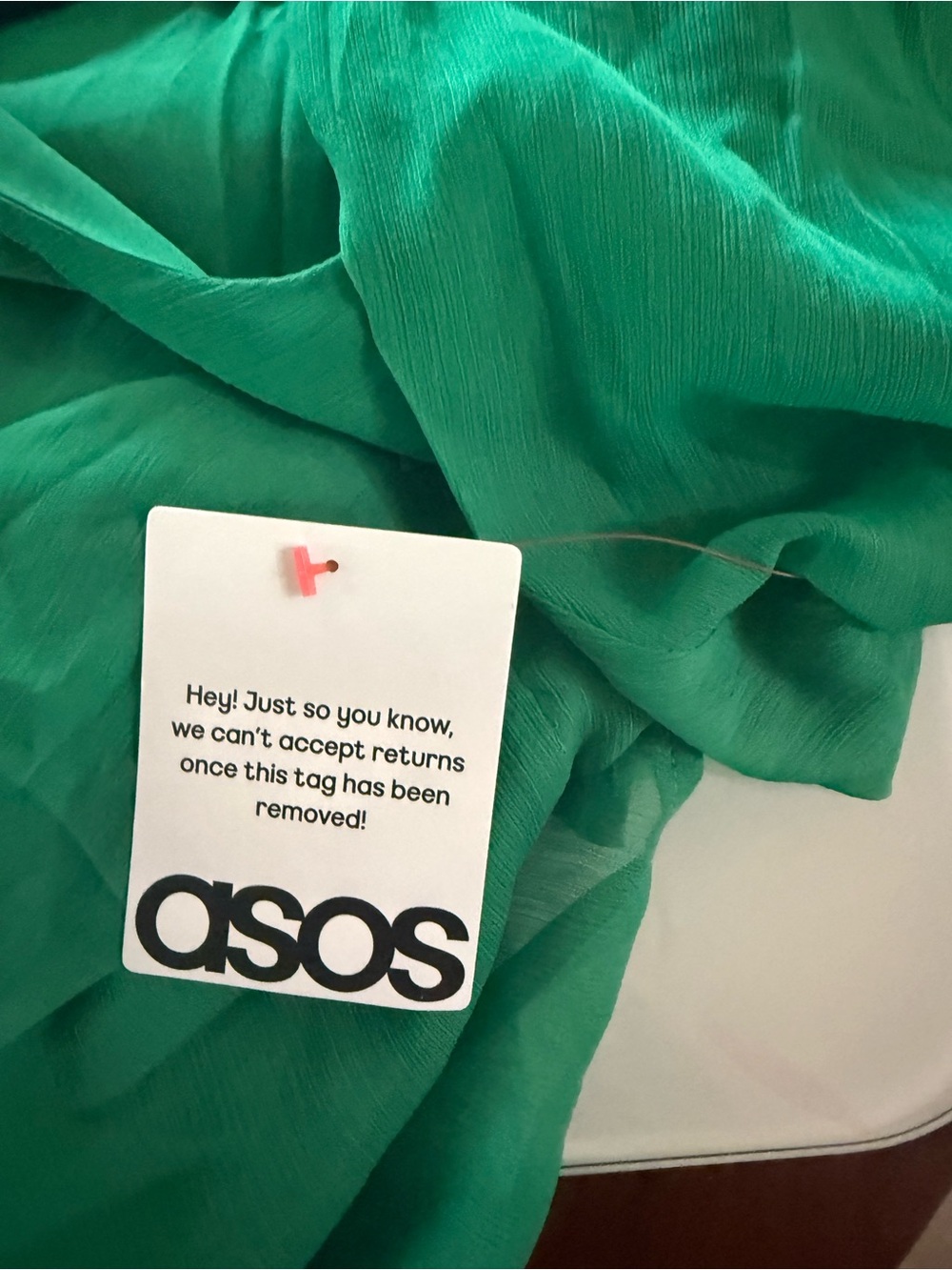 Green Ruffle Maxi Dress ASOS - Picture 4 of 4